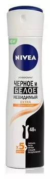 Дезодорант-антиперспирант спрей Черное и белое Невидимый Extra