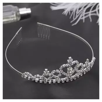 Диадема для волос "Феерия" сердечко