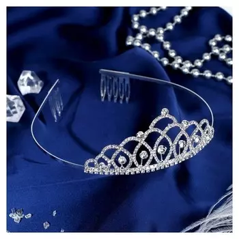 Диадема для волос "Гранде" 4,5 см