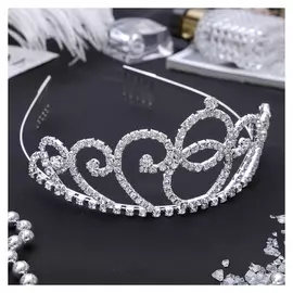 Диадема для волос "Изящество" круги, 6 см