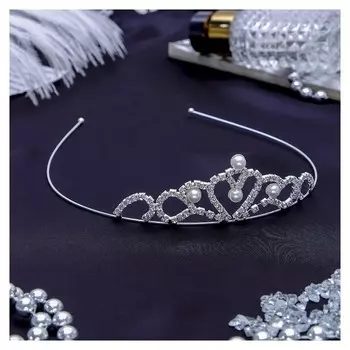 Диадема для волос "Этюд" бусины