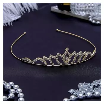 Диадема для волос "Леди" золото