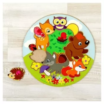 Дидактические игры и материалы. Головоломка Лесные жители