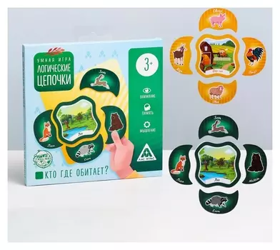Дидактические пазлы на логику «Кто где обитает?»