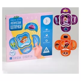 Дидактические пазлы на логику «Виды спорта»