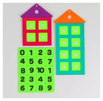 Дидактический коврик "Числовые домики"