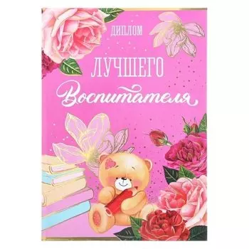 Диплом "Лучшего воспитателя"