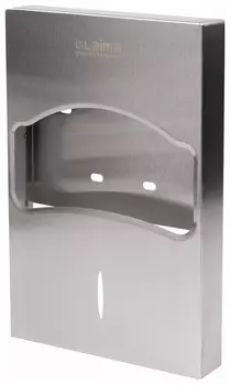 Диспенсер для покрытий на унитаз Laima Professional Inox, 1/4 сложения, нержавеющая сталь, матовый, 605704