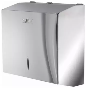 Диспенсер для полотенец Laima Professional Inox, (H3), V(zz), нержавеющая сталь, зеркальный, 605697