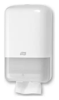 Диспенсер для туалетной бумаги листовой Tork (Система T3) Elevation, белый