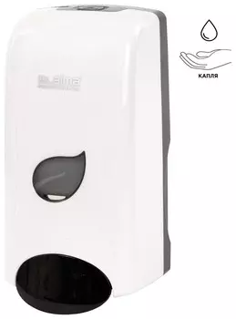 Диспенсер для жидкого мыла Laima Professional Eco, наливной, 1 л, белый, Abs-пластик, 606551