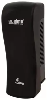 Диспенсер для жидкого мыла Laima Professional Original, наливной, 0,8 л, черный, Abs-пластик