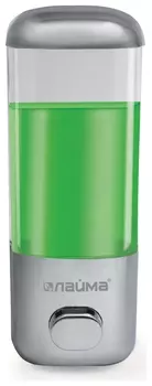 Диспенсер для жидкого мыла ЛАЙМА, наливной, 0,5 л, ABS-пластик, хром