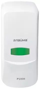 Диспенсер для жидкого мыла ЛАЙМА PROFESSIONAL, наливной, 1 л, белый, ABS-пластик