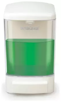 Диспенсер для жидкого мыла наливной, 1 л, Abs-пластик, белый