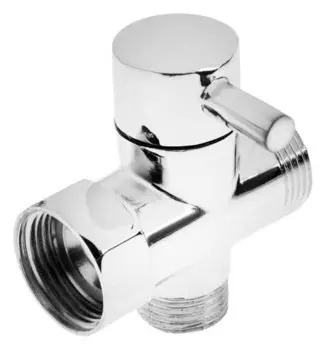 Дивертор Zein, для смесителя, корпус цинк, цвет хром