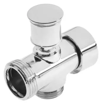 Дивертор Zein, для смесителя, корпус цинк, переключатель нержавейка, цвет хром