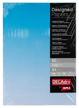 Дизайн-бумага синий 80 гр. 100 л. Dpj1215