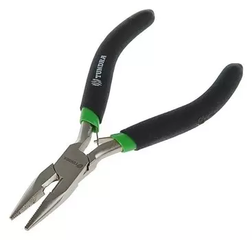 Длинногубцы Tundra, Mini, никелированные, 130 мм