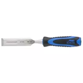 Долото-стамеска, плоская, 26 мм, двухкомпонентная рукоятка, металлический затыльник