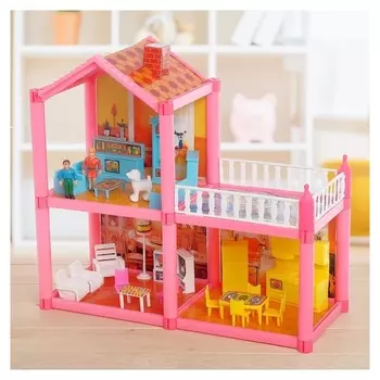 Дом для куклы двухэтажный с аксессуарами