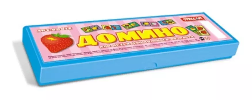 Домино в футляре Фрукты