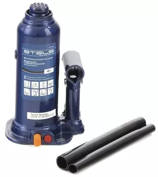 Домкрат гидравлический бутылочный, 4 т, H подъема 188-363 мм