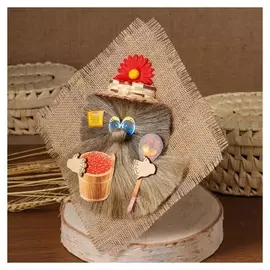 Домовенок на панно с икрой, 25см