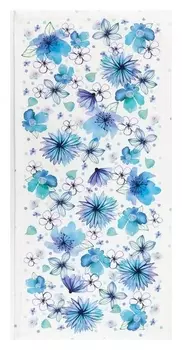 Дорожка "Этель" незабудки 30*70 см, 100% хлопок, саржа 190 г/м2