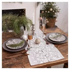 Дорожка на стол "Этель" новогодняя гирлянда 30х70 см, 100% хл, саржа 190 гр/м2