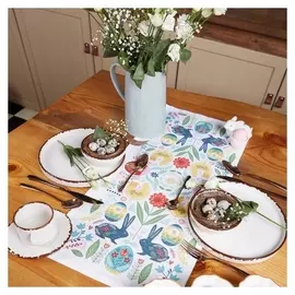 Дорожка на стол "Этель" пасхальная скандинавия 30х70 см, 100% хл, саржа 190 гр/м2