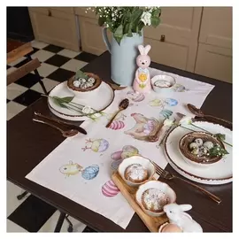 Дорожка на стол "Этель" светлой пасхи 30х70 см, 100% хл, саржа 190 гр/м2