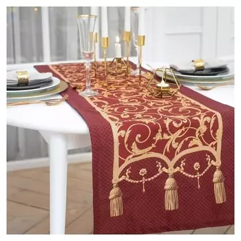 Дорожка на стол «Королевский узор» 40*146 см