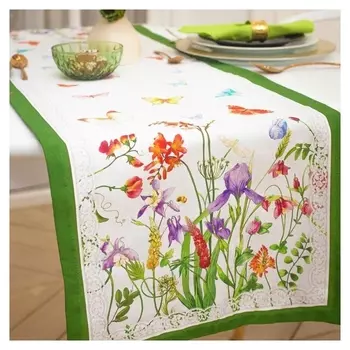 Дорожка на стол «Луговые цветы» 40*146 см