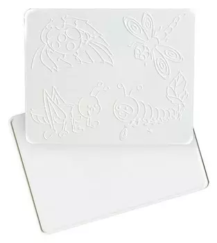 Доска для лепки 1,а5,с рельефным трафаретом