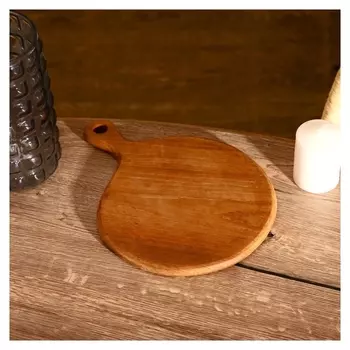 Доска разделочная 30х20х2 см, тиковое дерево