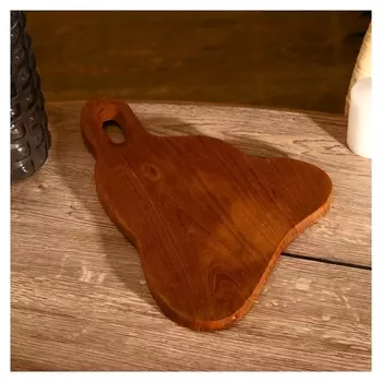 Доска разделочная 30х24х2 см, тиковое дерево