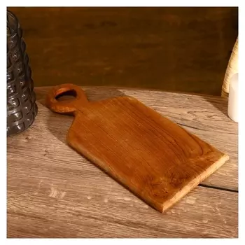 Доска разделочная 35х16х2 см, тиковое дерево