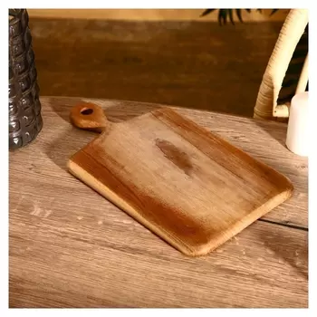 Доска разделочная 35х20х2 см, тиковое дерево