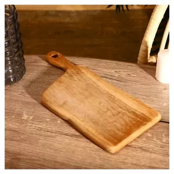 Доска разделочная 40х17х2 см, тиковое дерево