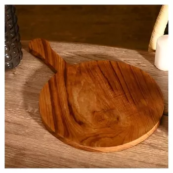 Доска разделочная 45х30х2 см, тиковое дерево