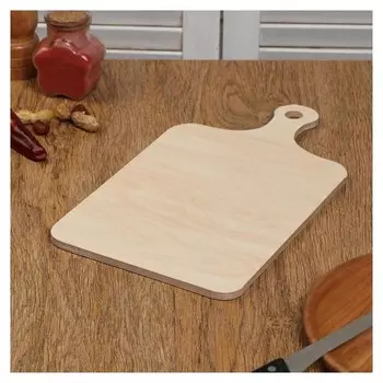Доска разделочная деревянная "Классика", с ручкой, 32×18×0,8 см