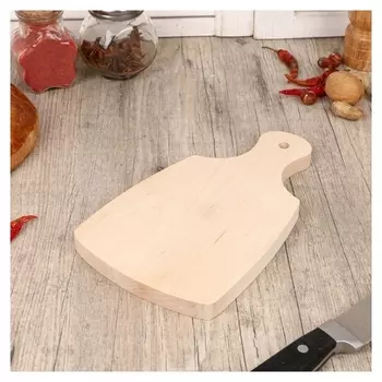 Доска разделочная и сервировочная, береза 23х13 см