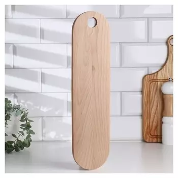 Доска разделочная и сервировочная бук, 40х10х1см