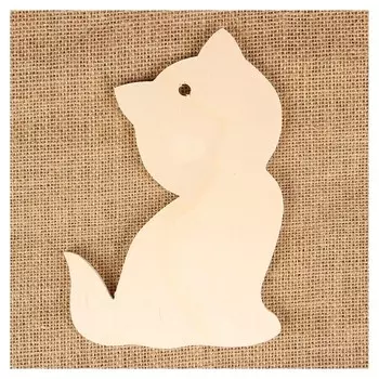 Доска разделочная под роспись "Кошка"