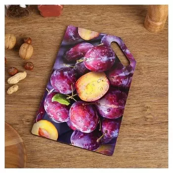 Доска разделочная "Сочная слива" 27х18 см