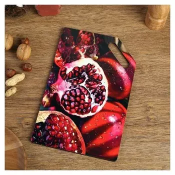 Доска разделочная "Сочный гранат" 27х18 см