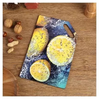 Доска разделочная "Сочный лимон" 27х18 см