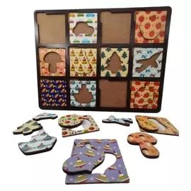 Доска сегена «Предметы» 24 детали