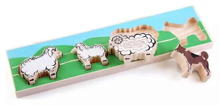 Доска-вкладыш Домашние животные Отара